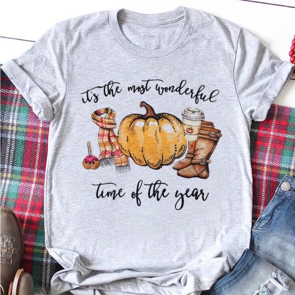 Cedar Laundry Exchange Tops - Fall Is The Most Wonderful Time Of The Year Tee